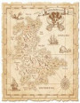 2017, 2018, 2019 Weekly Planner Calendar - 70 Week - Travel Map: Pirate Treasure Map for an Island, Travel to Find the Treasure