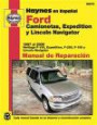 Ford Camionetas, Expedition y Lincoln Navigator Manual de Reparación (Haynes Manuals) (Spanish Edition)